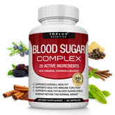 Blood Sugar Complex bottle with 60 capsules