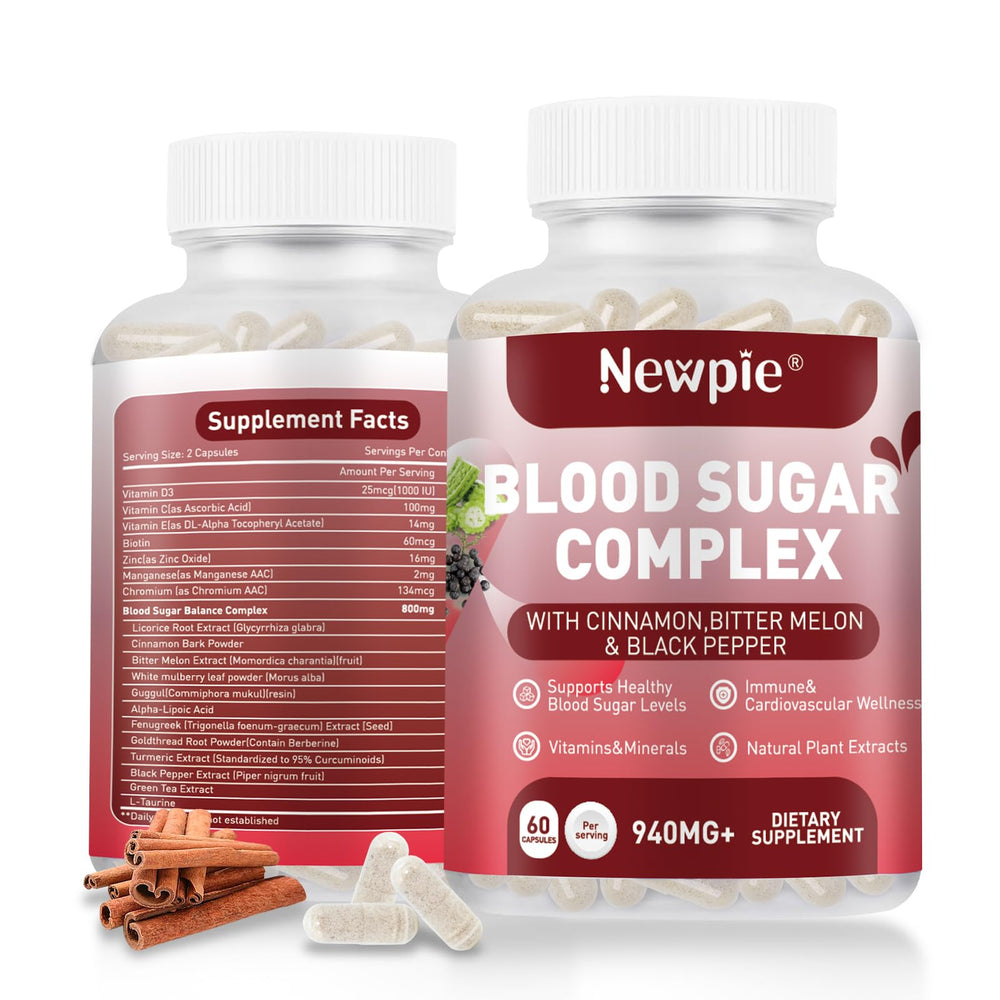 Blood Sugar Complex bottle and label