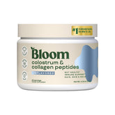 Bloom Nutrition Bovine Colostrum Powder bottle with label