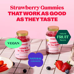 Hair growth gummies for women in gummy form