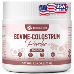 BloomBoost Grass-Fed Bovine Colostrum Powder, 3000mg per serving