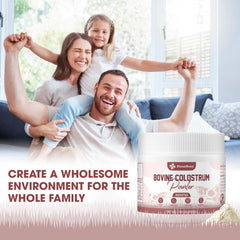 Scoop measuring 3g serving of BloomBoost colostrum powder