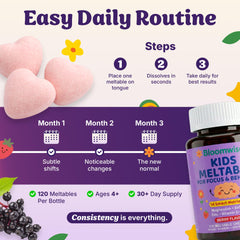 Parent and child morning routine with Bloomwise for streamlined daily supplement habit