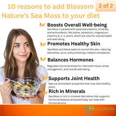 Packaging highlights vegan veggie capsules from Blossom Nature for clean plant-based wellness