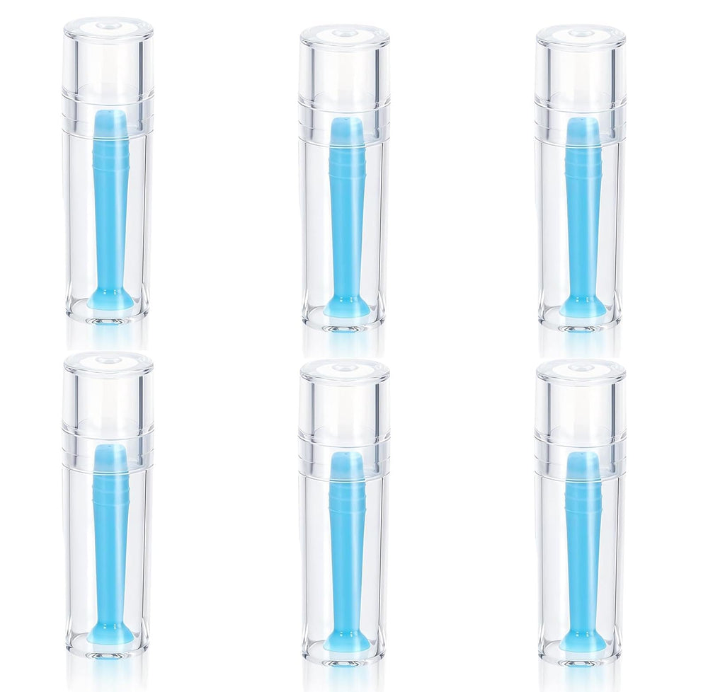 Blue six-piece contact lens remover tool set