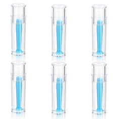 Blue six-piece contact lens remover tool set