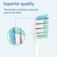 Blue fade-out bristles indicate when it's time to replace