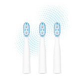 Blue Light Toothbrush Head Replacement 3-Pack - front view
