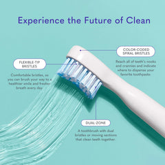 Boxed set of 3 Blue Light Brush Heads for Smile Actives