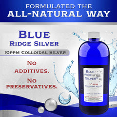 Blue Ridge Silver being poured from the bottle