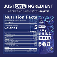 Blue Spirulina Powder packaging 30g