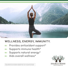 Blue Spirulina being mixed into a smoothie