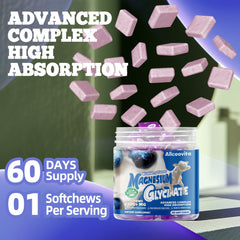 Blueberry flavor illustration for Magnesium Glycinate chews