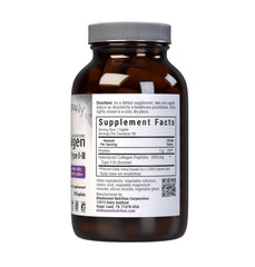 Graphic illustrating hydrolyzed collagen peptides Type I and III from grass-fed bovine