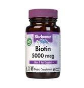 Bluebonnet Biotin 5000 mcg bottle