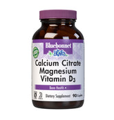 Bluebonnet Calcium Citrate Magnesium Vitamin D3 Caplets bottle front