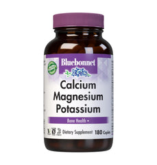 Bluebonnet calcium magnesium potassium 1000mg bottle label