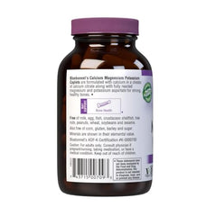 Serving size information for Bluebonnet Calcium Magnesium Potassium