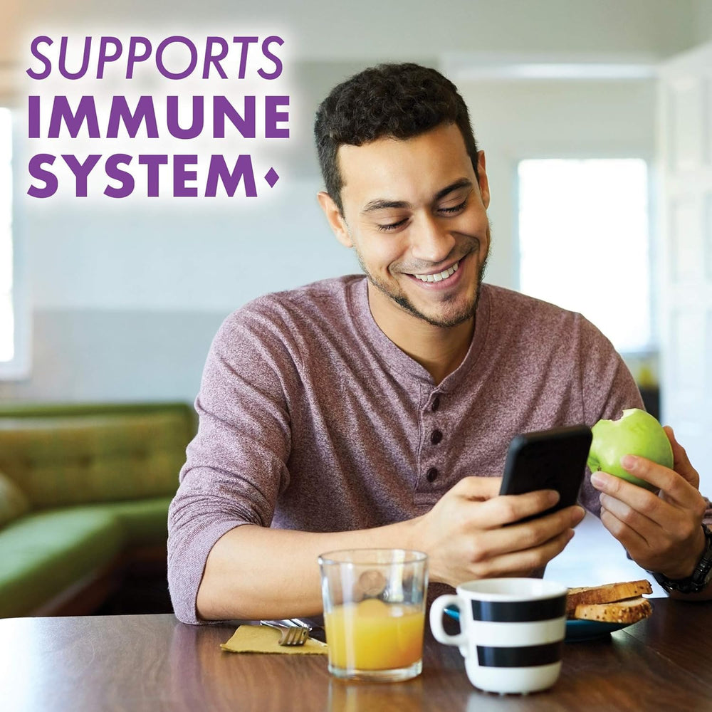 Serving size and directions on the bottle