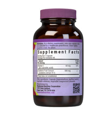 Label showing Cranberry Fruit Extract with Vitamin C, Non-GMO, Kosher, Vegan