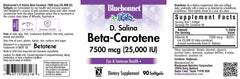 BlueBonnet eye health ingredients featuring lutein and zeaxanthin for vision support.