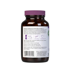 Bottle side panel highlighting soy-free, gluten-free, non-GMO, kosher