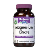 Bluebonnet Magnesium Citrate 400 mg Caplets bottle on white background