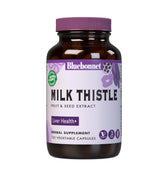 BlueBonnet Milk Thistle Fruit & Seed Extract bottle with 120 vegetarian capsules