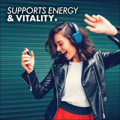 B vitamins and daily nutrition wording on label