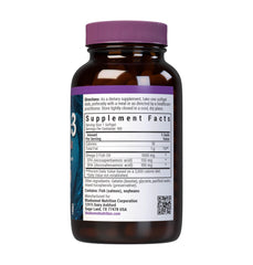 Close-up of salmon oil softgels in triglyceride form