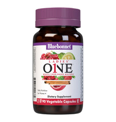 Front view of Bluebonnet Nutrition Ladies One Vegetable Capsule bottle