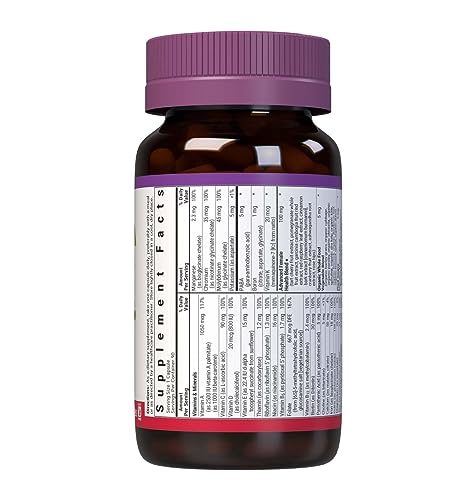 Label close-up of Bluebonnet Nutrition Ladies One Vegetable Capsule