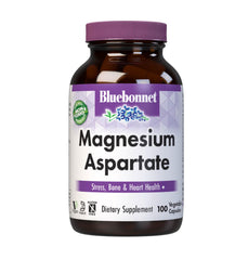 Bluebonnet Nutrition Magnesium 400 mg chelated magnesium aspartate bottle