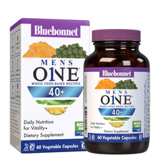 Bluebonnet Nutrition Men's ONE 40+ multivitamin bottle front view