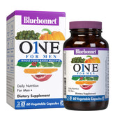 Front view of Bluebonnet Nutrition One for Men bottle with label