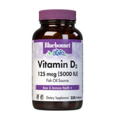 Bluebonnet Nutrition Vitamin D3 5000 IU Softgels bottle
