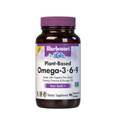 Bluebonnet Plant-Based Omega 3-6-9 softgels bottle – 90 count
