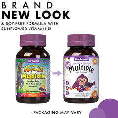 Front packaging highlighting whole-food based formula