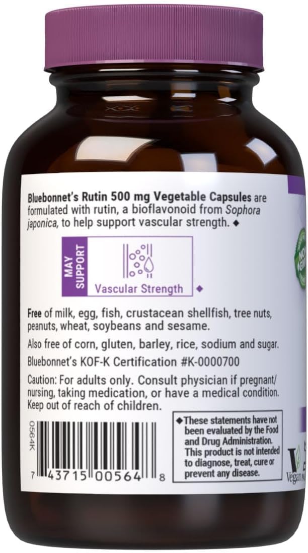 50 vegetable capsules shown beside the bottle