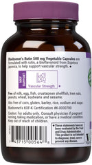 50 vegetable capsules shown beside the bottle