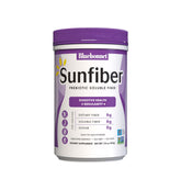BlueBonnet Sunfiber 6 g plant-based prebiotic soluble fiber powder container
