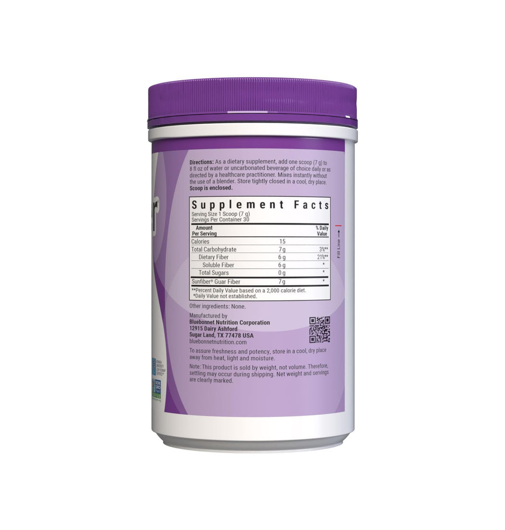 Sunfiber dissolves instantly in water or beverage