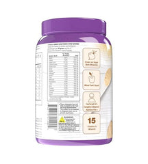 Back label with nutrition and allergen info for Bluebonnet Brewer's Yeast Powder 1 lb