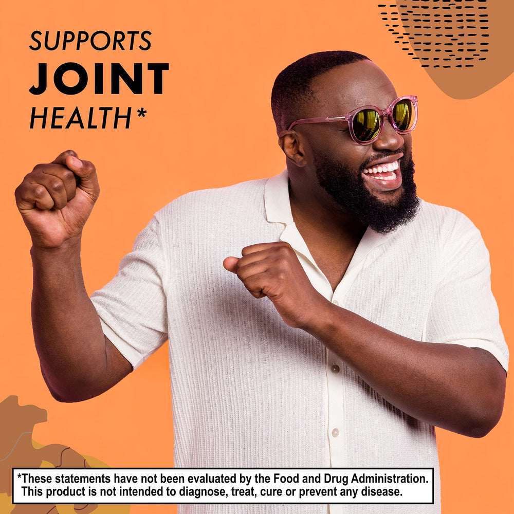 Supplement facts panel showing 400 mg turmeric root extract standardized to 95%