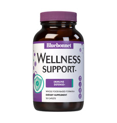 Bluebonnet Wellness Support Caplets bottle on a white background
