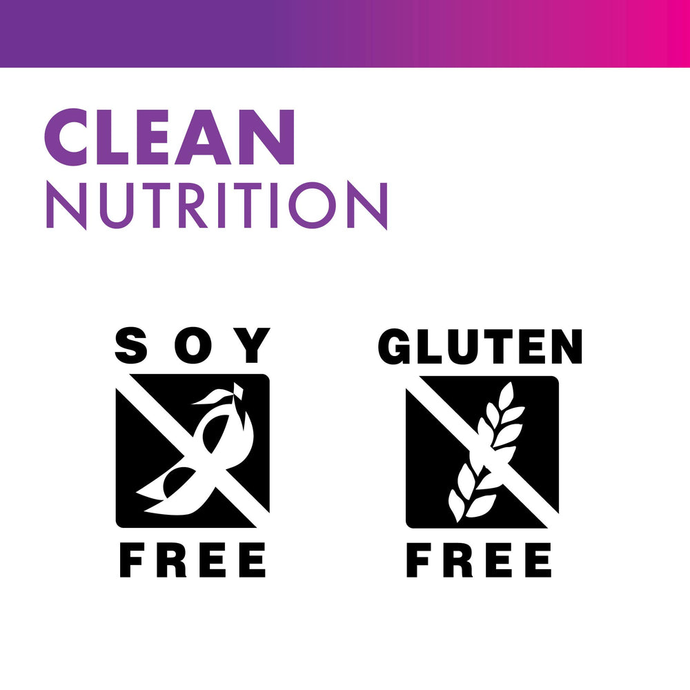 Product on white background with packaging