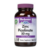 Bluebonnet Zinc Picolinate 50 mg bottle with capsules