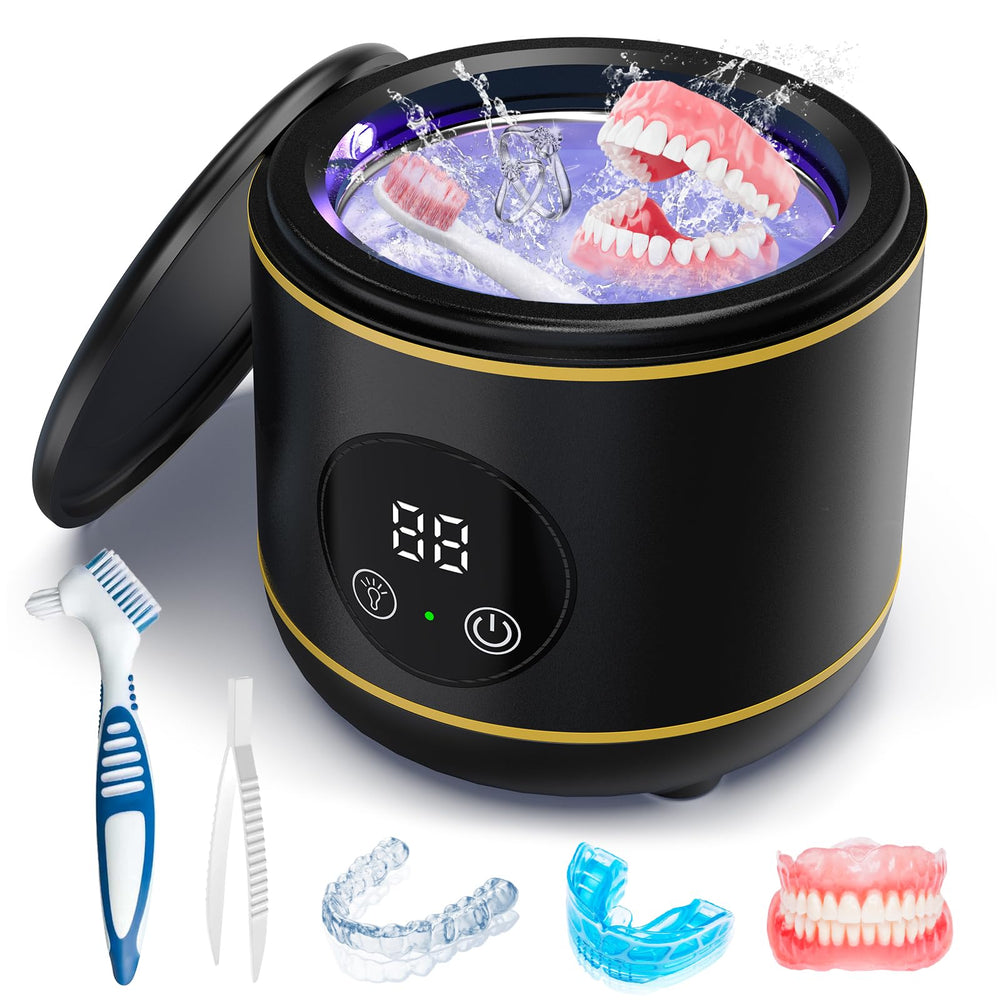 Front view of BlueFire Ultrasonic Retainer Cleaner