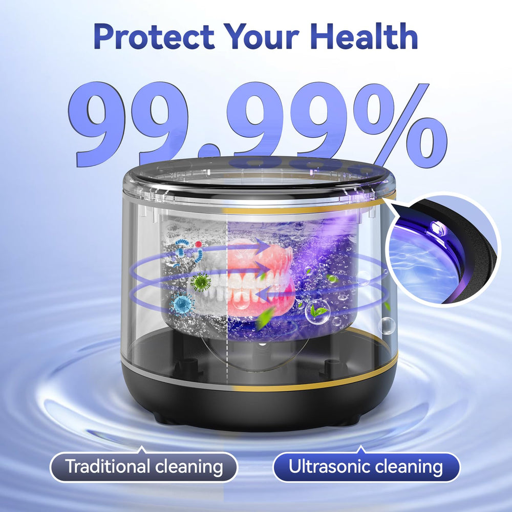 Jewelry safely cleaned in the BlueFire ultrasonic cleaner
