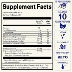 Blueshift Electrolytes water-glass shows dissolving powder for refreshing hydration.
